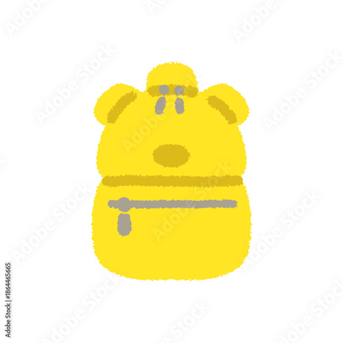 子供 リュック 手書き イラスト パステル 子供向け かわいい アイコン