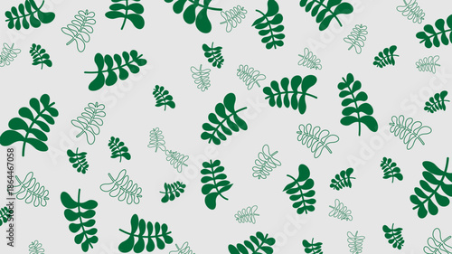 Abstract leaf nature shape on background.