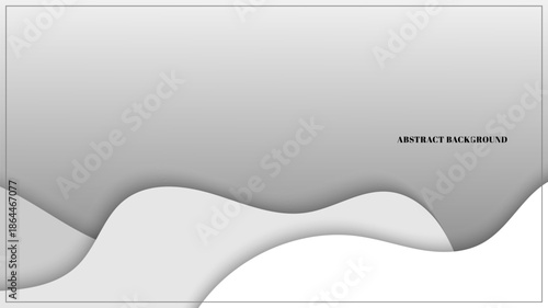 Abstract flowing gray waves with a soft gray on background.