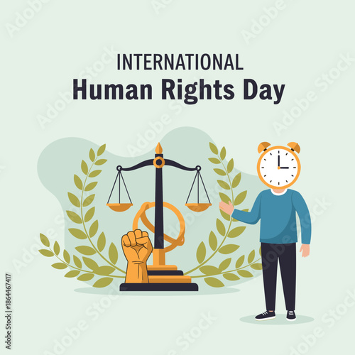 International Human Rights Day Equality Concept