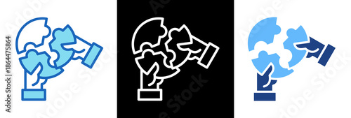 Social Inclusion triplestyle icon