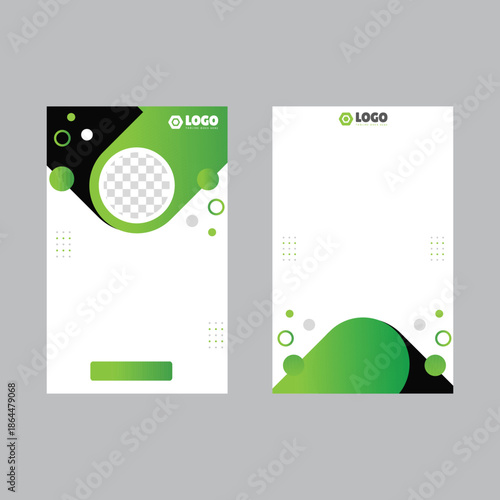 Minimal id cards template concept 1.eps