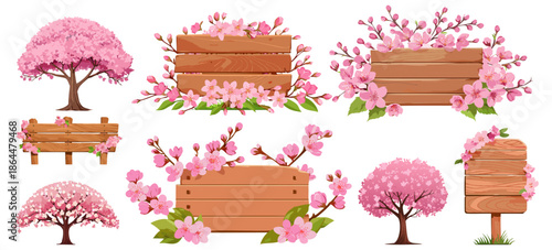 桜ベクターイラストセット