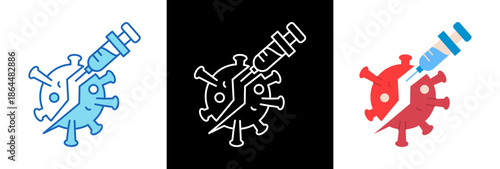 Vaccine Protection triplestyle icon