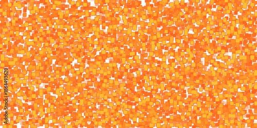 Warm orange textured backdrop featuring a high-density collection of small square cubes for autumn or tech designs