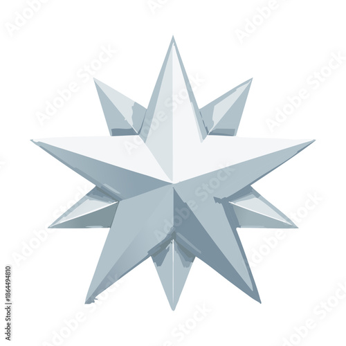 silver sharp star for ninja weapon shuriken and combat achievement rank in adventure action game app