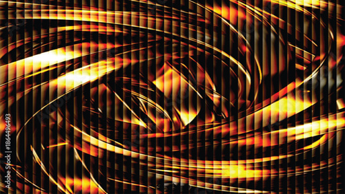 Online Education and Distance Learning Concept with Student Studying on Laptop Vector Illustration