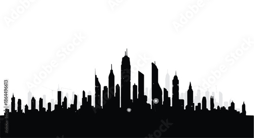 vector illustration of city skyline