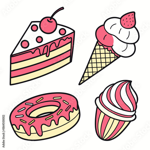 Title: A set of nautical-themed including a cruise ship, a ship's wheel, an anchor, and a wooden