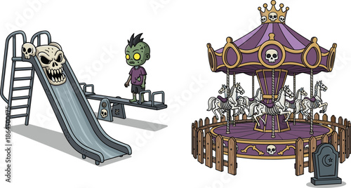 Set of hand-drawn alcoholic and non-alcoholic beverages including sparkling wine, iced tea, beer mugs, and classic red cocktails in various glassware illustrations