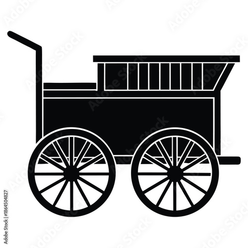 sugarcane cart vector