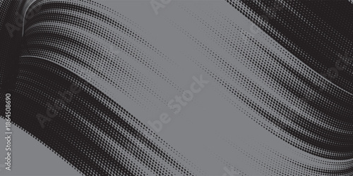 black and grey brush wrap car sticker pattern abstract banner sporty lines black and grey color combination grunge brush modern pattern motorsport racing vector design.