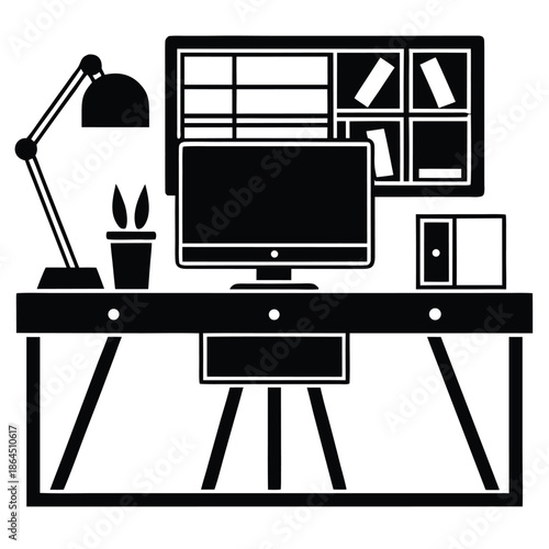workspace organization vector