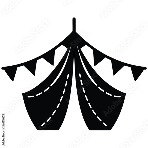 yellow cloth festival vector