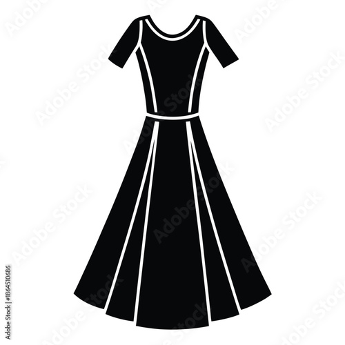 yellow dress basant vector on white background