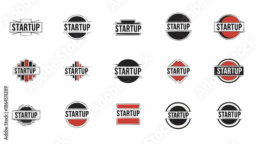 Diverse Startup Logos - A Collection of Modern and Creative Designs.