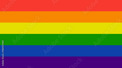 Pride month symbol with colorful rainbow flag. Vector background representing unconditional love, diversity, and LGBTQ+ pride. Bright and vibrant rainbow design.