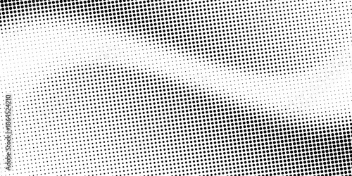 Grunge halftone gradient background. Faded grit noise texture. White and black sand wallpaper. Retro pixelated backdrop. modern