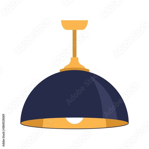 Modern Ramadan vector lamp illustration for festive interior decor and design