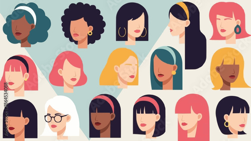 Diverse Women Portraits - A Celebration of Femininity and Style.