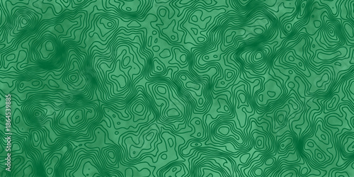 seamless space watercolor map location wave outline topography map diagram. paper counter map. vector hiking landscape geometric grid topo map texture background.