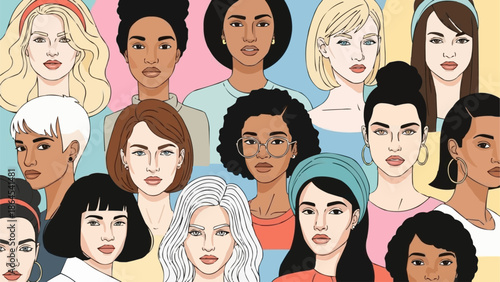 Diverse Group of Women - A Celebration of Female Empowerment.