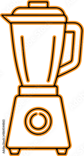 Blender icon vector illustration kitchen appliance symbol