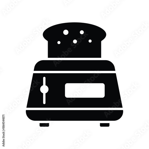 Toaster Icon Vector Design Illustration