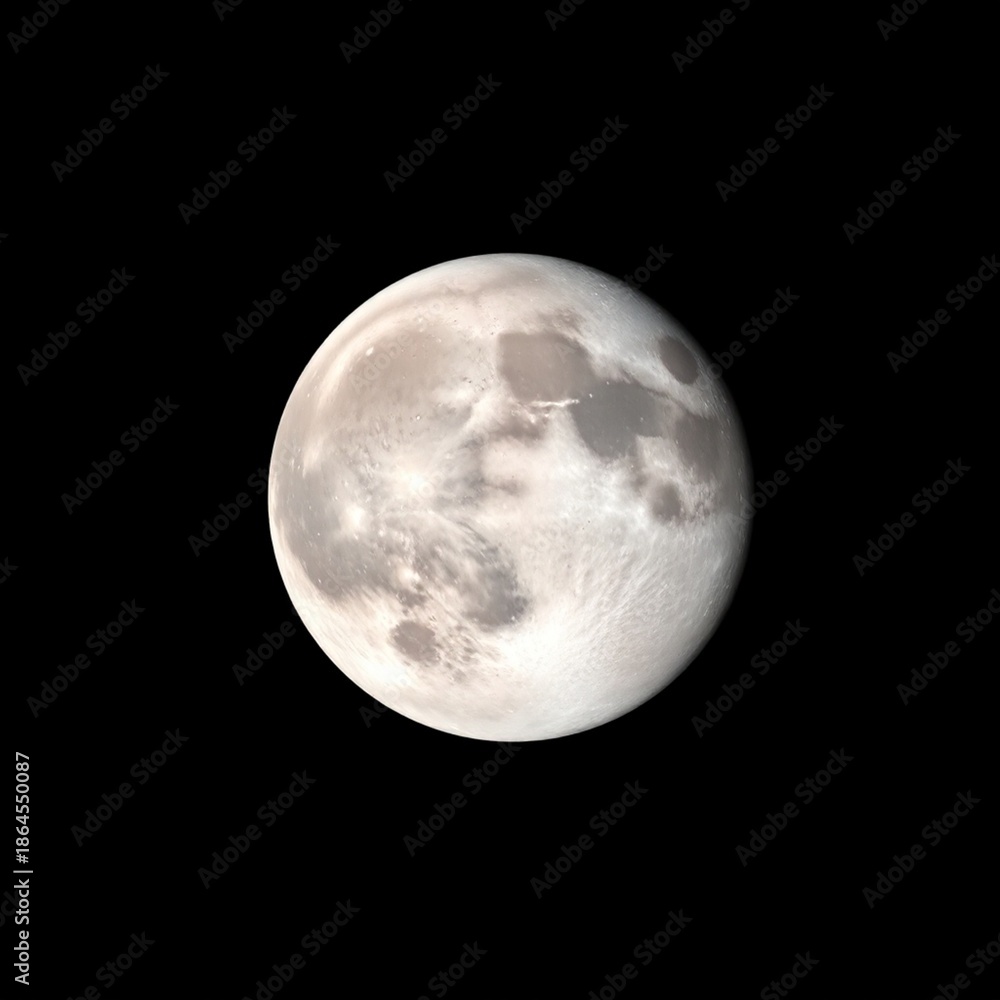 Obraz premium full moon over black