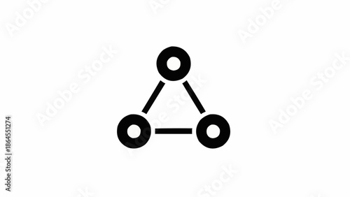 Network Connection Icon - A Symbol of Connectivity and Collaboration.