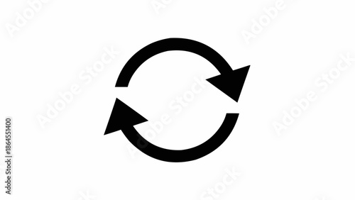 Circular Arrows - A Symbol of Rotation, Renewal, and Transformation.
