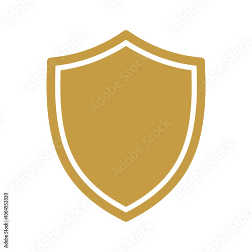 Gold Shield Icon