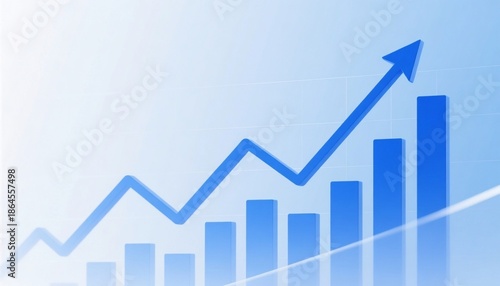 background with a rising blue graph line and bar charts on a light blue and white gradient background Free Download background with a rising blue graph line and bar charts on a light blue and white gradient background - GFXLoad