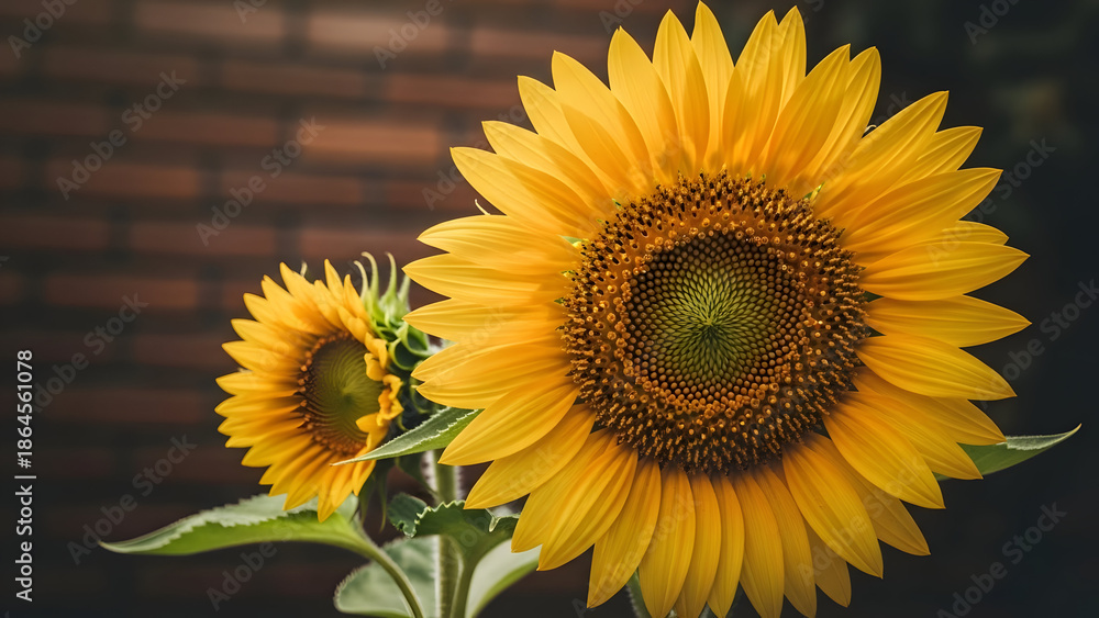 Obraz premium Bright Sunflower Field