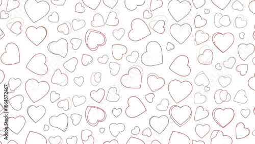 A vector graphic illustration of a heart pattern on a white background