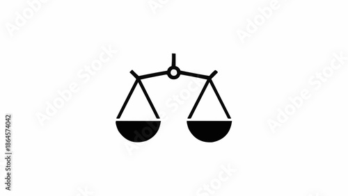 Scales of Justice - Symbol of Fairness and Legal Balance.