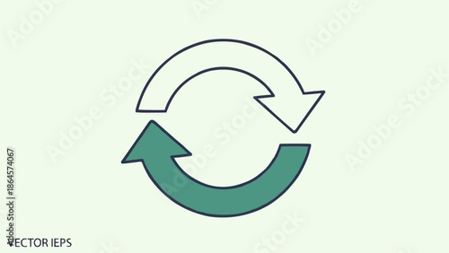 Circular Arrows - A Symbol of Rotation and Renewal.