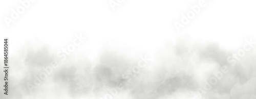 Tableau sur toile Smoke cloud floating effect on transparent backgrounds 3d illustrations png file