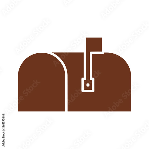 Dark Brown Safe Illustration