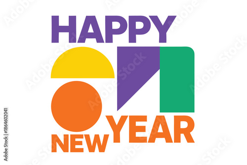 New Year Celebration with Joy and Fireworks