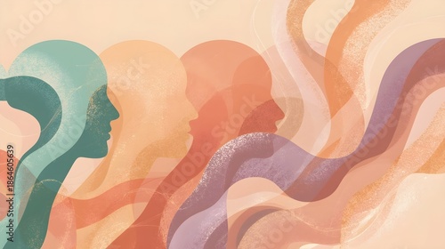 A vibrant design for International Mother Language Day with colorful speech bubbles on a white background, symbolizing unity and cultural diversity.