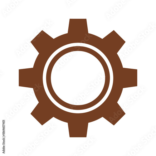 Gear Icon Vector Illustration