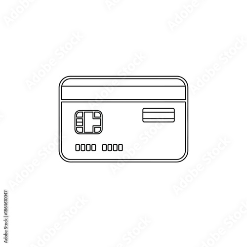 Close-up of a Contactless Credit Card for Payments and Banking