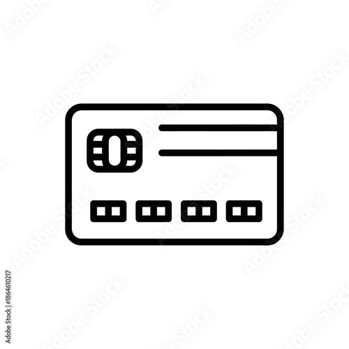 Close-up of a Credit Card Showing Security Features and Chip Technology