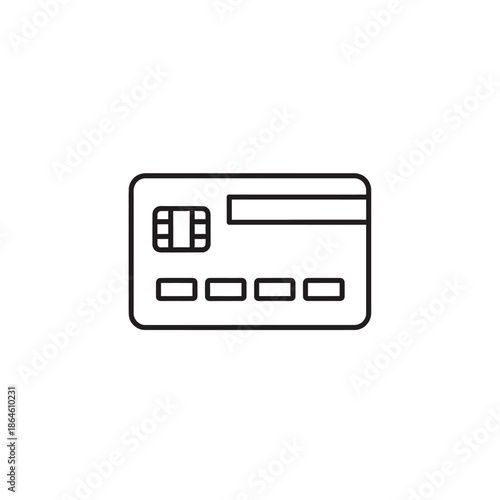 Close-up of a Credit Card Showing Magnetic Stripe and Chip for Financial Transactions