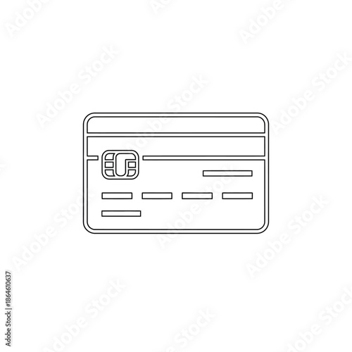 Close-Up of a Modern Credit Card Showing Chip and Card Details