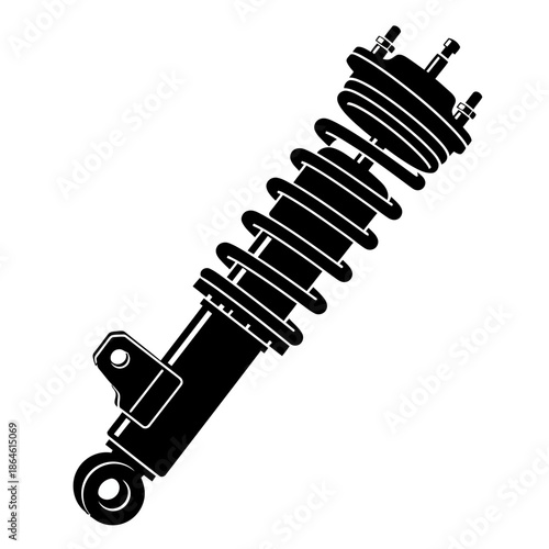 High performance car shock absorber and suspension system component for automotive maintenance, vehicle safety, and smooth driving experience