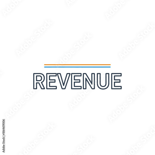 Modern Business Revenue Growth Concept with Financial Data and Charts
