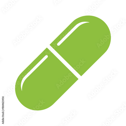 Green Capsule Icon