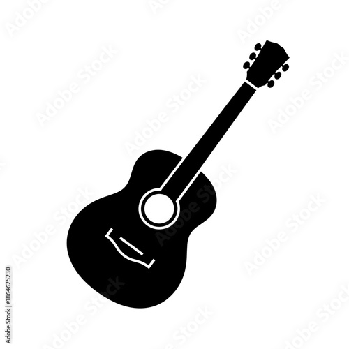 Electric guitar vector icon
